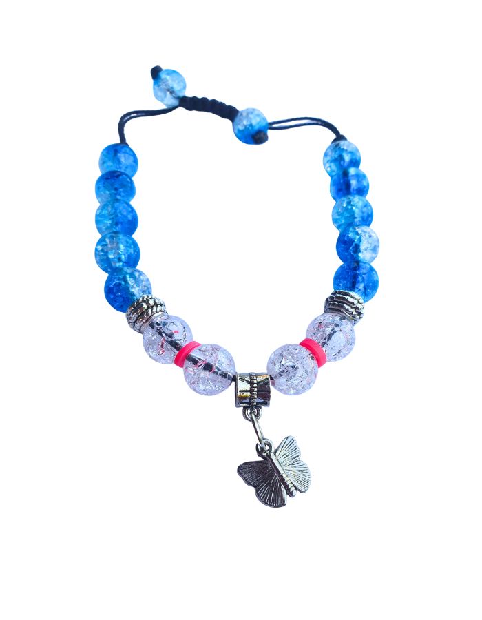 Bracelet Papillon Craquelé – Version Ajustable