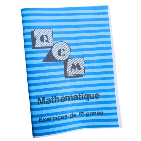 Mathématique – Exercices de 6ème année (QCM) | BER