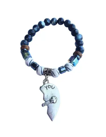 Bracelet Cœur Brisé — YOU – Version Élastique