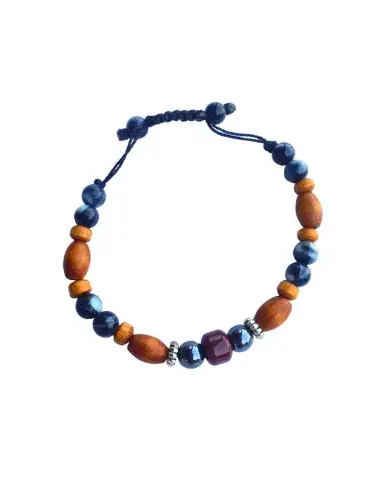 Bracelet Éclats Bruns – Version Ajustable