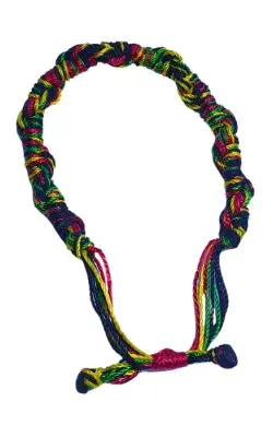 Bracelet Tressé Multicolore Style Rasta – Ajustable et Fait Main