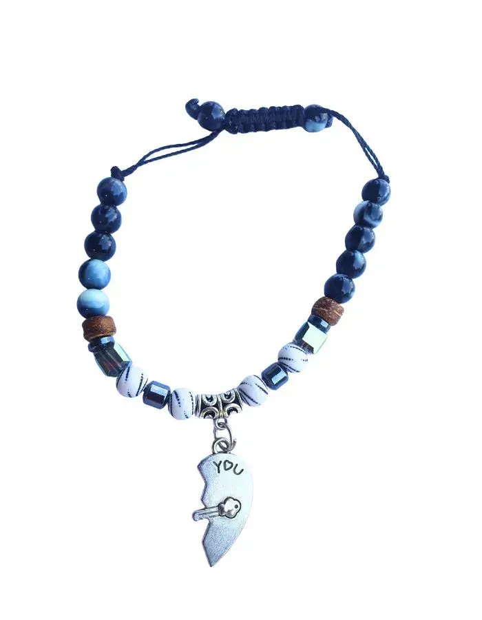 Bracelet Cœur Brisé — YOU – Version Ajustable