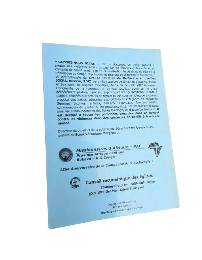 « Laissez-nous vivre ! » — Un essai de réflexion et de propositions chrétiennes à propos des violences dans les conflits armés (dir. Bernard Ugeux)