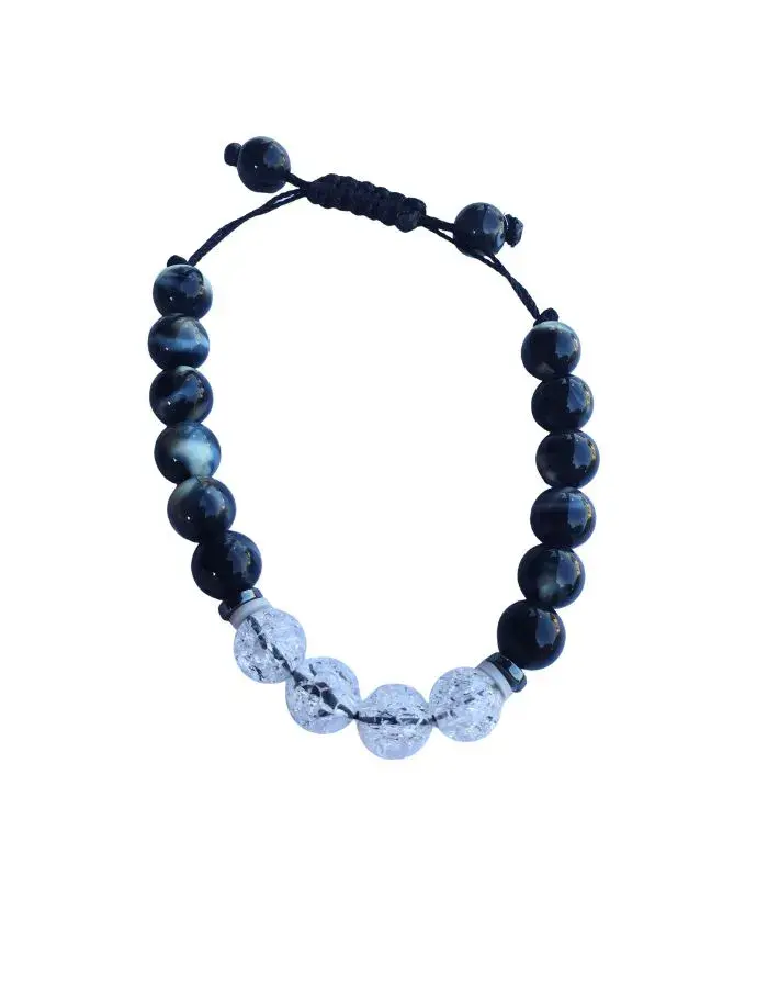 Bracelet Craquelé Cristal – Version Ajustable