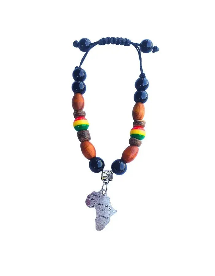 Bracelet Carte d'Afrique – Version Ajustable