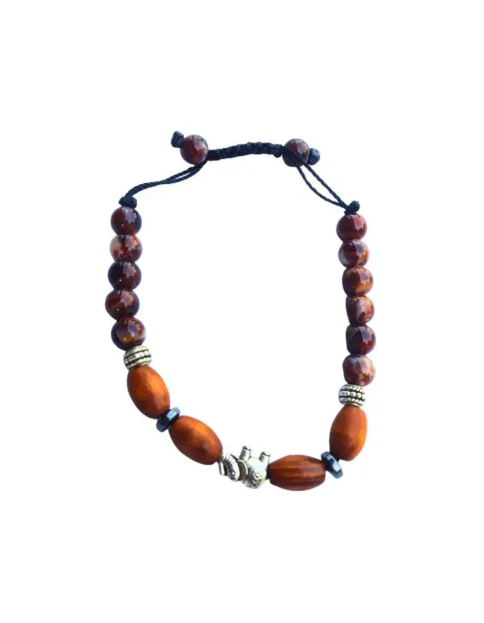 Bracelet Bélier Ambré – Version Ajustable