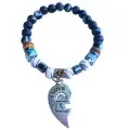 Bracelet Cœur Brisé — I LOVE – Version Élastique