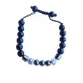 Bracelet Noir Tacheté – Version Ajustable
