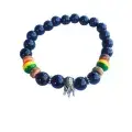 Bracelet Cœur Facetté – Version Élastique