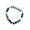 Bracelet Mix Tacheté Cristal – Version Élastique