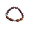 Bracelet Éléphant Ambré – Version Élastique