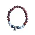 Bracelet Éléphant Doré – Version Élastique